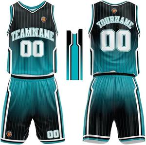 Conjunto de Uniforme de Baloncesto Personalizado, Camiseta y Pantalones Cortos de Malla Transpirable, Sublimación Impresa, Uniformes de Baloncesto para Equipos, Ropa Deportiva OEM ODM - Product Image 1