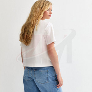 T-shirt brodé pour femme, haut décontracté à manches courtes de qualité supérieure pour un style et un confort quotidiens, T-shirt brodé pour femme - Product Image 5