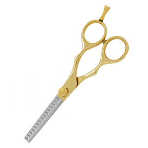 Professional Thinning <b>Barber</b> Scissors Customized Stainless Steel Silver Gold Color Sharp <b>Blade</b> Right-Handed Salon Grooming - Product Image 5