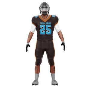 Maillot de football américain à succès, impression par sublimation personnalisée, coutures robustes, uniformes unisexes pour jeunes/adultes - Product Image 2