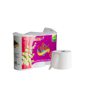 กระดาษชำระแบบเป็นมิตรต่อสิ่งแวดล้อม 2 ชั้น ผลิตจากเยื่อบริสุทธิ์ 6 ม้วนต่อถุง สีขาว ขนาด 100x105 มม. มีตัวอย่างฟรี ขายส่ง รับผลิตแบบ OEM/ODM - Product Image 3
