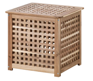 Caja de almacenamiento de Acacia de celosía | Organizador ventilado al aire libre con diseño elegante | Fabricante vietnamita - Product Image 1