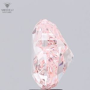 Diamant rose intense fantaisie de 5,00 carats, taille cœur, cultivé en laboratoire, couleur rose pâle, diamant non monté pour bague de fiançailles pour femme, certifié IGI - Product Image 3