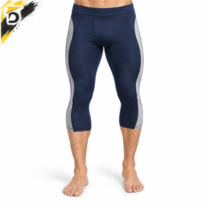 Legging Capri pour homme, doté d'un tissu doux et performant, d'un ajustement flexible et d'un soutien confortable pour l'entraînement, le fitness et l'usage quotidien. - Product Image 1