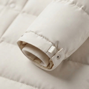 Veste longue matelassée pour homme, chaude pour l'hiver, col montant, fermeture éclair intégrale, décontractée, pour l'extérieur, fabricant sur mesure - Product Image 5