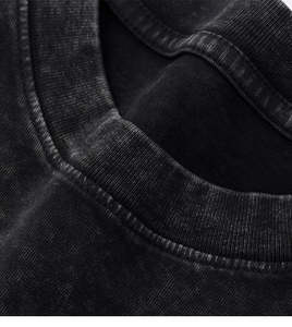 Acid Wash Vintage Women's Plus Size Heavyweight Oversized Casual Cotton T-<b>Shirt</b> Embroidery Custom Logo Street Custom Available - Product Image 2