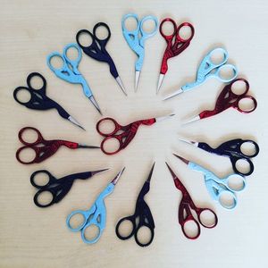 Custom Design Embroidery Scissors Wholesaler Professional Stainless Steel Thread Cutting <b>Shears</b> Crane Scissors Mini Heart Shape - Product Image 1