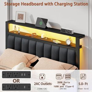 Cadre de lit moderne en métal noir pleine grandeur, mobilier de chambre haut de gamme pour maisons et appartements, fabrication OEM/ODM au Vietnam - Product Image 3