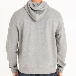 Fabricant OEM en gros sur mesure, fournisseur de sweats à capuche en coton pour hommes, coupe athlétique, production sous marque privée - Product Image 5