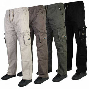 Pantalons cargo pour hommes, vente en gros, sur mesure, avec plusieurs poches, en polyester ripstop, pour la randonnée - Product Image 1