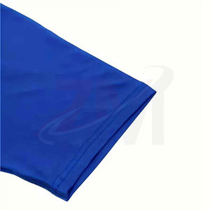 Camiseta de Compresión de Manga Corta Azul para Hombre, Corte Ajustado, Secado Rápido, Ropa Deportiva, Cuello Redondo, Tejido de Poliéster - Product Image 4