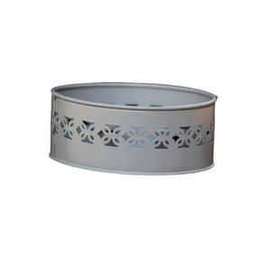 New Design Round Iron Tea Light Candlestick Holder With <b>Orange</b> Color Finished For Lighting Unique Metal <b>Candle</b> Holder - Product Image 4