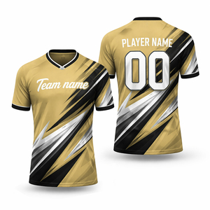 Maillots de football OEM, maillots de foot personnalisés avec logo, polyester respirant, maillots de sport pour hommes - Product Image 5