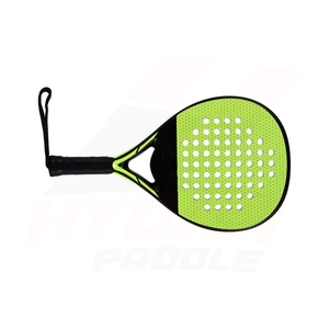 Pala de Pádel Hydra Paddle Redonda con Superficie Gráfica Verde Neón y Empuñadura Negra - Product Image 6