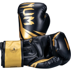 Gants de boxe Muay Thai en cuir PU, style tendance, légers, imperméables, avec sangle de poignet réglable, service OEM personnalisé - Product Image 4
