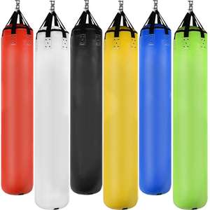 Sac de frappe professionnel de qualité supérieure en cuir PU pour entraînement, arts martiaux, taekwondo, fitness, gym, kick-boxing - Product Image 4