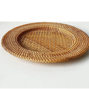 Tapis de plaque décoratif en bambou de rotin naturel de couleur personnalisée, tissé à la main, ajout de conception pour améliorer le réglage de la table, différentes couleurs - Product Image 5