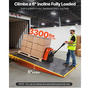 Transpallet Elettrico con Capacità di Carico di 1500 kg, Forche in Acciaio da 48x27 Pollici, Alimentato a Batteria al Litio, Personalizzabile OEM - Product Image 2