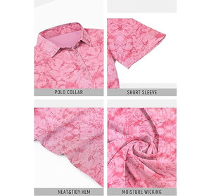 เสื้อโปโลชาย แขนสั้น สำหรับตีกอล์ฟ ซับเหงื่อ กันยับ ใส่เล่นกีฬาหรือลำลอง ผ้าฝ้ายถัก 100% - Product Image 4