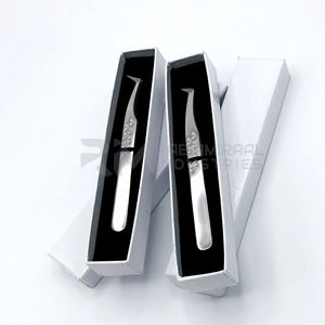 Pince à épiler RMI Different Points en acier inoxydable argenté, nouveau design, avec poignées, et pince à épiler individuelle, emballage en boîte blanche. - Product Image 2