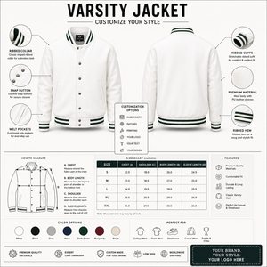 Custom Club Baseball Bomber <b>Jacket</b> <b>Men</b> Blue <b>White</b> Embroidered Patch Design MVP All Star 26 Front Logo Preppy Style Winter Thin - Product Image 5
