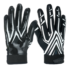Gants de football américain personnalisés avec logo, antidérapants, confortables, super adhérents - Product Image 2