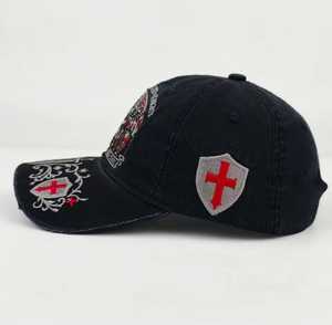 Gorra de Béisbol Unisex Negra con Emblema de Cruz Roja, Impresión por Sublimación, Poliéster Transpirable, Ajustable, Casual, para Adultos, Talla Cuatro - Product Image 5