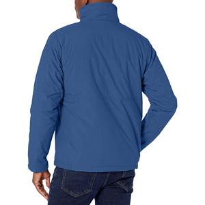 Chaqueta Deportiva Azul para Hombre de Alta Calidad al por Mayor, Cortavientos Resistente al Agua, Chaqueta Softshell con Cremallera Completa para Senderismo y Entrenamiento al Aire Libre - Product Image 3