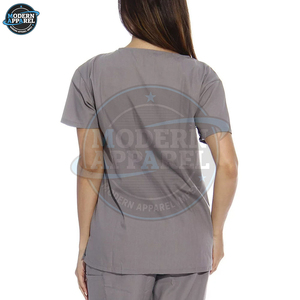 ชุดสครับสำหรับผู้หญิงเพื่อการดูแลสุขภาพ ให้ความสบายในการสวมใส่เป็นเวลานาน ช่วยปรับสมดุลการไหลเวียนของอากาศ และเคลื่อนไหวได้ง่ายในสภาพแวดล้อมทางการแพทย์ที่มีความวุ่นวาย - Product Image 4