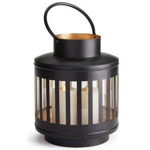 Designer Iron Candle Lantern with Vintage Inspired <b>Frame</b> and Heat Resistant Powder Coating - Product Image 4