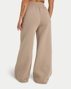 Pantalon de jogging taille haute à jambe large pour femme, coupe ample amincissante, idéal pour les sports d'extérieur automne-hiver - Product Image 2