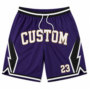 Pantalones Cortos de Baloncesto Personalizados para Hombre, Pantalones Cortos Deportivos de Malla para Entrenamiento, Uniforme de Equipo, Ropa Deportiva, Pantalones Cortos de Gimnasio - Product Image 1