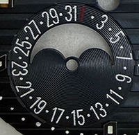 Cadran de montre avec logo personnalisé pour Patek 5712, adapté aux mouvements Cal.240, marquage lumineux vert, cadran Nautillus