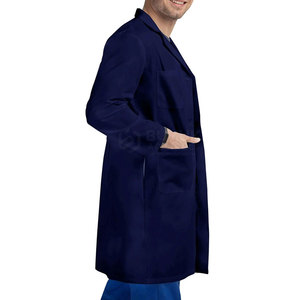 Bata de Laboratorio, Uniforme Protector para Laboratorio, Clínica y Hospital, Duradera, Transpirable, Cómoda, 100% Algodón, Detección de Agujas - Product Image 3