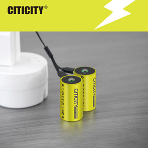 Batteries rechargeables CITICITY (32650) avec chargeur USB Lithium-ion 1,5 V 7400 mAh Modèle C105 Charge en 6,9 heures 1200 cycles - Product Image 4