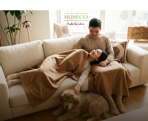 ผ้าห่มขนอูฐมองโกเลียแท้ 100% |   งานปักแบบกำหนดเอง |   โฟร์ซีซั่นส์ |   ซักด้วยเครื่องได้ |   ขายส่งแบบ OEM ODM | - Product Image 4