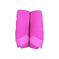 Bottes de protection pour jambes de cheval à imprimé léopard en nylon pour thérapie, soutien et récupération