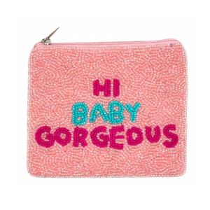 Monedero Pequeño Bordado a Mano con Letras y Cuentas, Cierre de Cremallera, Lujoso, Ecológico, Creativo, para Llaves, Efectivo, Tarjetas, Maquillaje, para Mujer - Product Image 2