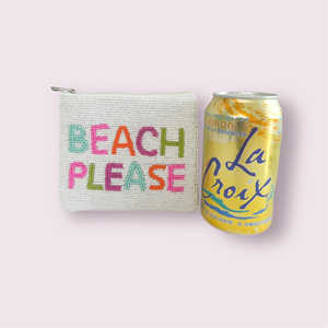 Monedero divertido con cremallera, hecho a mano, bordado con cuentas, duradero, ecológico, de gran capacidad, con cuentas de semillas personalizadas, suave - Product Image 4