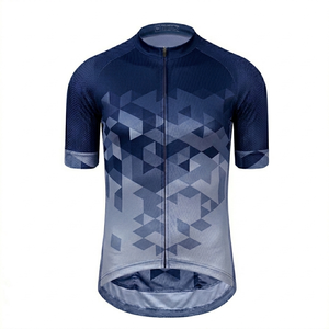 Custom Team Name <b>Cycling</b> Jersey Men Short Sleeve Sublimation Printing Breathable 100% Polyester Bike Clothing - Product Image 3