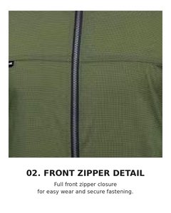 Chaqueta de Trabajo Ultraligera, Resistente al Agua y Elástica, con Malla Transpirable |   Marca Coreana MARK MK-1117 OEM/ODM - Product Image 5