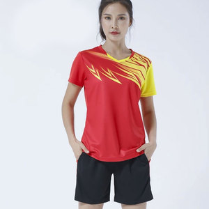 Volleyball Men's Suit Badminton Wear Sleeveless Shirt Quick-Drying Breathable Shorts Competition Training Suit 100% Polyester - Product Image 1