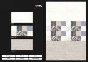 กระเบื้องเซรามิกคุณภาพสูงขนาด 12x24 นิ้ว ผิวเงา สำหรับตกแต่งผนังภายใน โซลูชั่นสำหรับห้องน้ำและห้องครัวสไตล์โมเดิร์น - Product Image 4