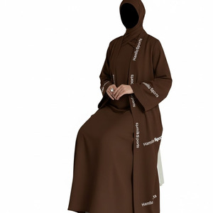 Abaya de Alta Calidad, Diseño Personalizado, Abaya para Mujer a Bajo Precio 2025, Venta al Por Mayor, Tallas Grandes, Abaya para Mujer de Dubái, OEM - Product Image 2