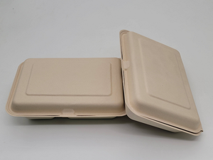 Lonchera Compostable Desechable con Diseño de Compartimentos para Restaurantes, Servicios de Catering y Servicio de Alimentos - Product Image 1