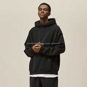 QUICKSHOW Blank Premium 400GSM OEM Couple Hoodies <b>Black</b> Unisex Oversize <b>Men</b> Custom Hoodies - Product Image 1