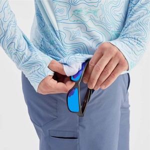 Sweat à capuche de pêche unisexe Topo, protection UV UPF 50, séchage rapide, respirant, léger, manches longues, performance extérieure, 100 % polyester - Product Image 3