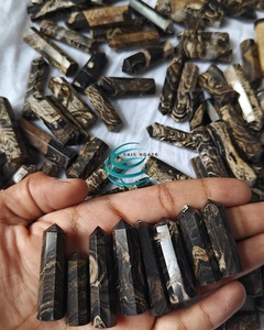 Natural Stromatolite Crystal Pencil Polished Stone Point Healing <b>Wand</b> Decorative Gemstone Specimen Wholesale - Product Image 1