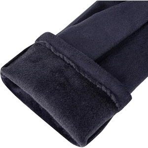 Fashionable Womens Long Leather <b>Gloves</b> With Fringe Details And <b>Warm</b> Lining For Winter Evening Events - Product Image 5