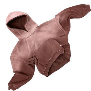 Sudadera con Capucha Premium 100% Algodón, Lavado Ácido, Estilo Vintage, para Hombre, con Logotipo Personalizado, Servicio OEM, Venta al Por Mayor - Product Image 2